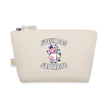 I Can't I Treated – Humour Farmer - Organic Pouch - nature - Front