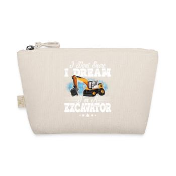 Excavator Operator - Organic Pouch - nature - Front
