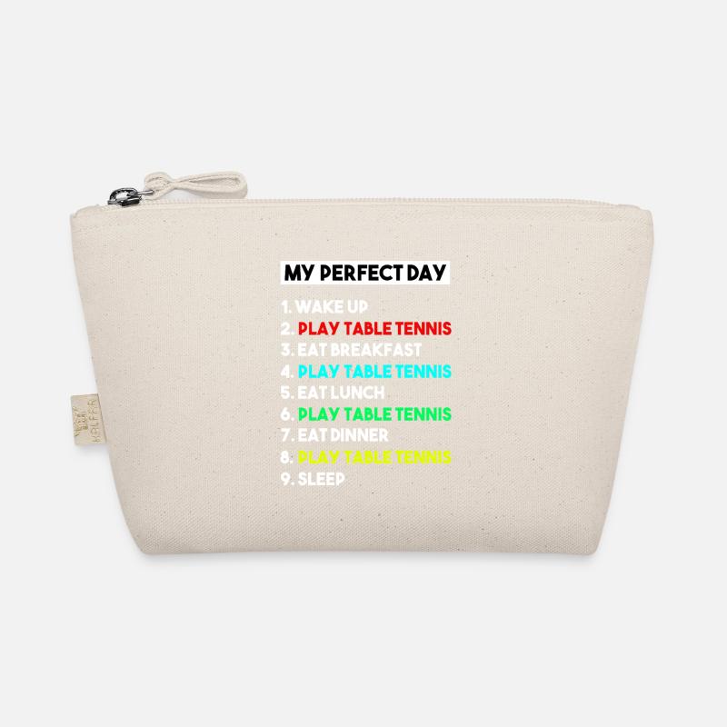 My Perfect Day Play Table Tennis Gift for Men Organic Pouch