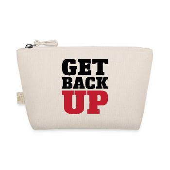 Judo Graphic Get Back Up - Organic Pouch - nature - Front