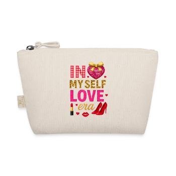 In My Self Love Era – Glamour Fashion Design - Organic Pouch - nature - Front