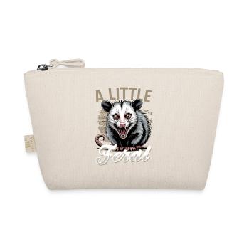 Funny Opossum - Organic Pouch - nature - Front