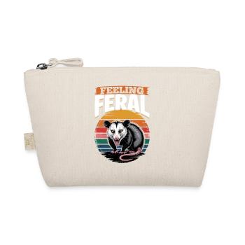 Funny Opossum - Organic Pouch - nature - Front