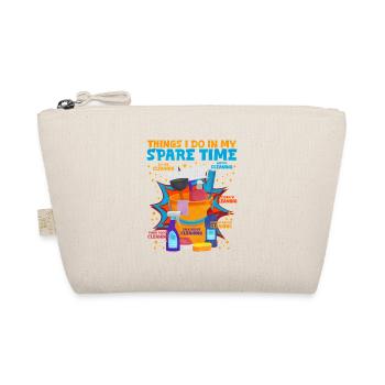 Cleaning Humor Design - Organic Pouch - nature - Front