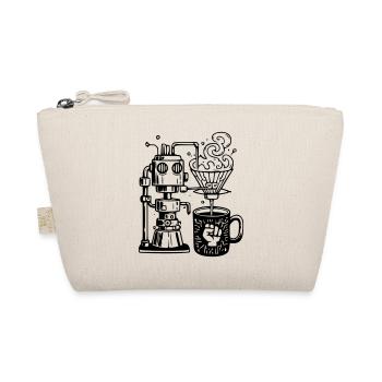 Grind or Die: Robot Chef for Baristas - Organic Pouch - nature - Front