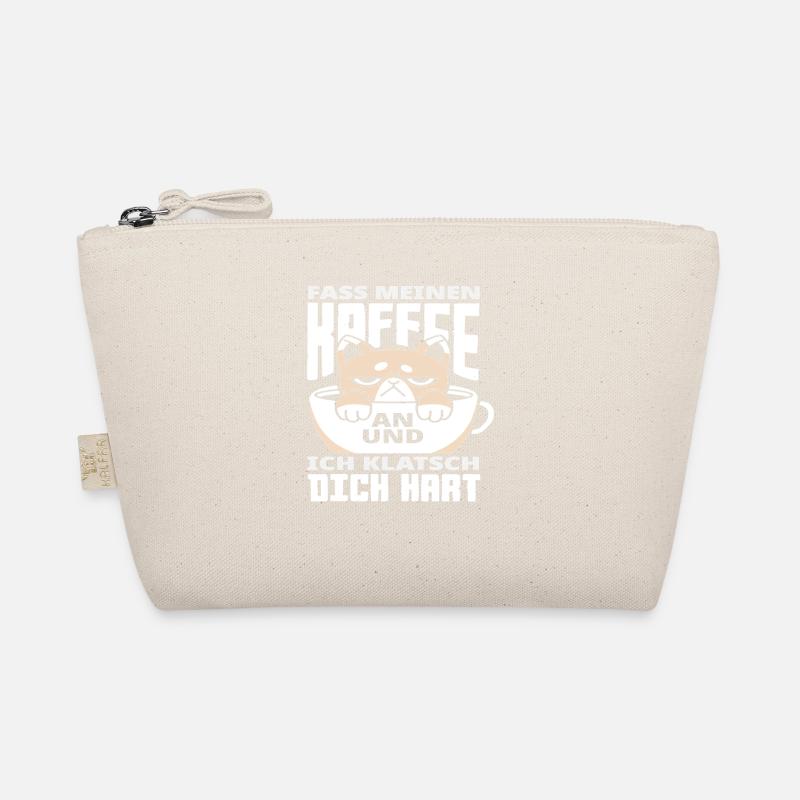 Chat drôle de café en disant Amant du café de bureau Trousse biologique