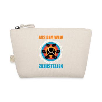 Postbote AUS DEM WEG HABE 8 STUNDEN ZEIT Lustig - Bio-Täschchen - Natur - Vorne