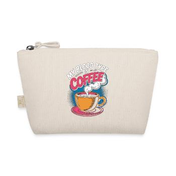 Lab Technician My Blood Type Is Coffee Phlebotomy - Organic Pouch - nature - Front