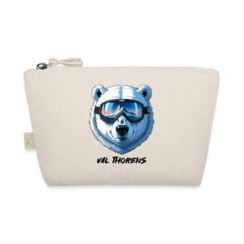 Val Thorens Souvenir Ski 3 Vallées gift - Organic Pouch - nature - Front
