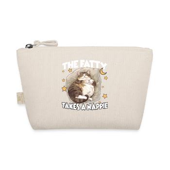 Perfect gift idea for cat lovers Cozy Cat - Organic Pouch - nature - Front