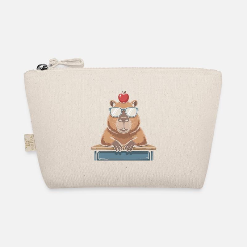 cute capybara Organic Pouch