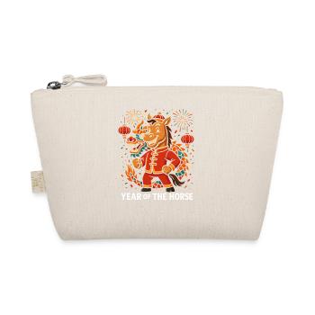 Year of the Horse 2026 – Chinese New Year for K - Organic Pouch - nature - Front