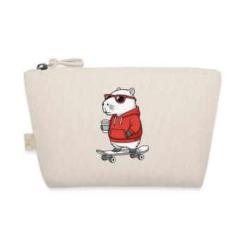 Capybara Lunettes de soleil Skateur rongeur Skateboard - Trousse biologique - nature - Devant