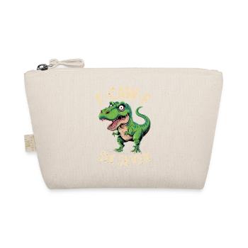 Cawing Dino Six Seven - Organic Pouch - nature - Front