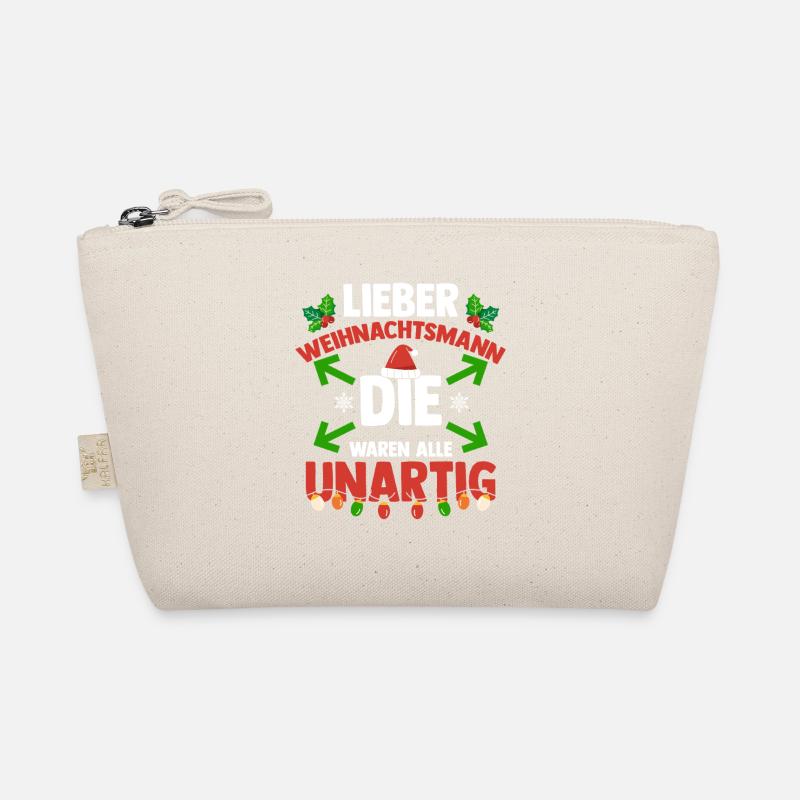Weihnachtsmann Die Waren Alle Unartig Weihnachts Bio-Täschchen