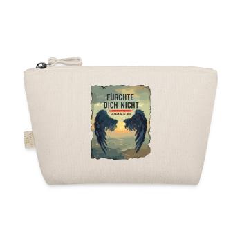 FEAR NOT Bible Isaiah 41:10 - Organic Pouch - nature - Front