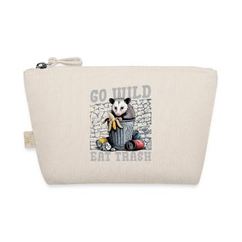 Funny Opossum - Organic Pouch - nature - Front