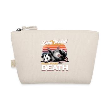 Funny Opossum - Organic Pouch - nature - Front