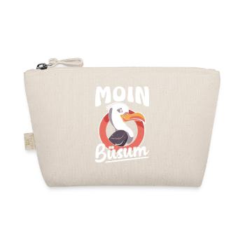North Sea Holiday MOIN BÜSUM Wadden Sea Funny - Organic Pouch - nature - Front