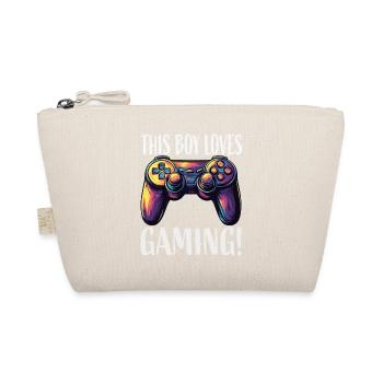 Ce gamin adore les manettes de jeu - Trousse biologique - nature - Devant