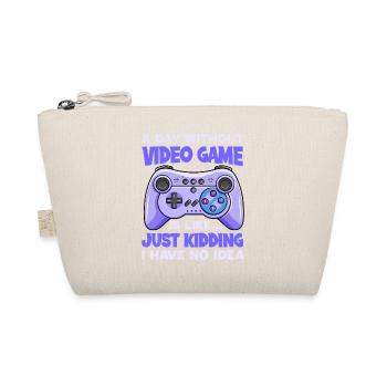 Gamer Gaming - Organic Pouch - nature - Front