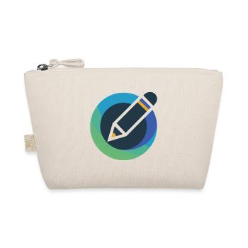 Abstract Circle Pencil Emblem - Organic Pouch - nature - Front