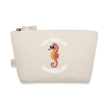Hippocampe qui dit un drôle d’hippocampe Cadeau - Trousse biologique - nature - Devant