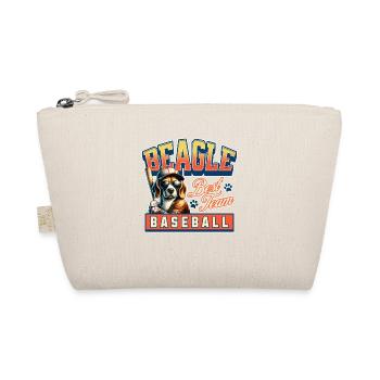 Beagle Baseball Team Beagle Und Baseball Liebhaber - Bio-Täschchen - Natur - Vorne
