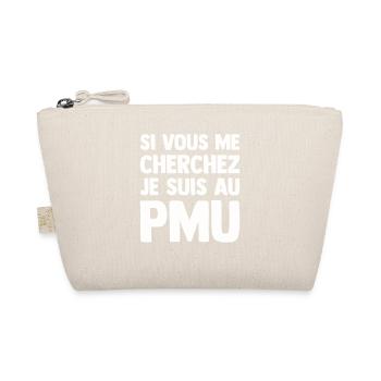 Humour PMU Drôle Bar Bistrot Turfiste Turf Parier - Trousse biologique - nature - Devant