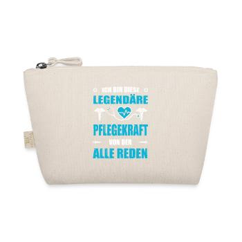 Pflegerin Geschenke Pflege Lustig Krankenpflegerin - Bio-Täschchen - Natur - Vorne
