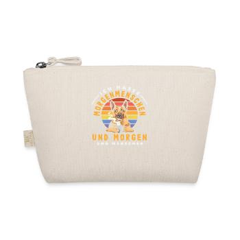 I hate morning people coffee dog - Organic Pouch - nature - Front