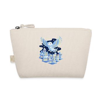 Owl flight over city at night - Organic Pouch - nature - Front