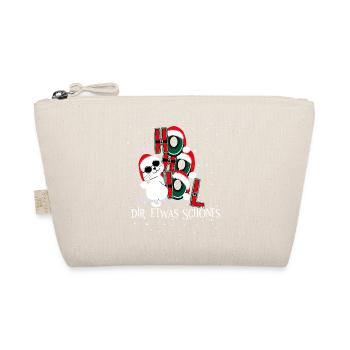 Winter Cat – Ho Ho Get Something Beautiful - Organic Pouch - nature - Front