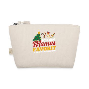 Weihnachtsmann Mamas Favorit Weihnachten - Bio-Täschchen - Natur - Vorne