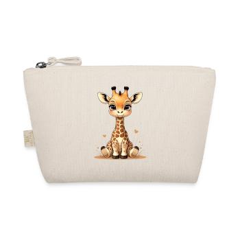 Amis Cœur Bébé Girafe Câlin - Trousse biologique - nature - Devant