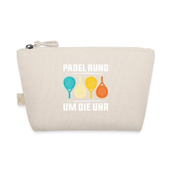 Padel Player PADEL AROUND THE CLOCK Fun - Organic Pouch - nature - Front