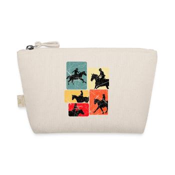 Equestrian Pop Silhouettes Collection - Organic Pouch - nature - Front
