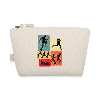 Running Joy Silhouettes Mosaic - Organic Pouch - nature - Front