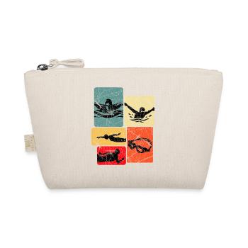 Motif de silhouettes de chars vintage - Trousse biologique - nature - Devant