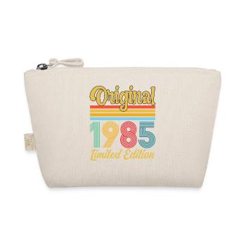 Geburtstagsgeschenk 1985 Originales Vintage-Retro-Geschenk - Bio-Täschchen - Natur - Vorne