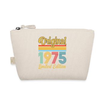 1975 Birthday Original Vintage Retro Gift - Organic Pouch - nature - Front