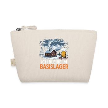  Ich Bleibe Im Basislager - Hütte Und Bier In Den - Bio-Täschchen - Natur - Vorne