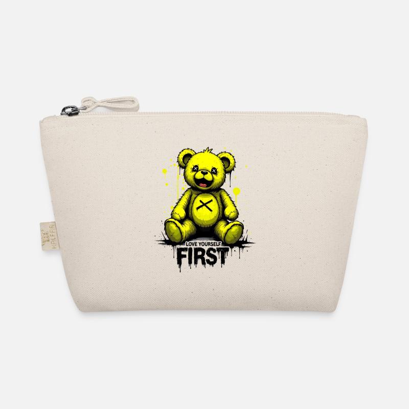 Aime-toi d’abord Teddy Bear Graffiti Trousse biologique