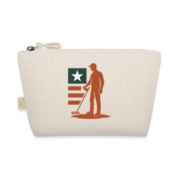 Metal Detecting Treasure Hunt Star Design - Organic Pouch - nature - Front