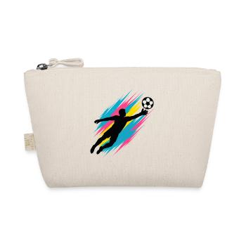 Neon Goalkeeper Flight, Football Fan Gift, Colorful - Organic Pouch - nature - Front