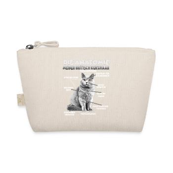 Britisch Kurzhaar Geschenk Katzenbesitzer Geschenk - Bio-Täschchen - Natur - Vorne