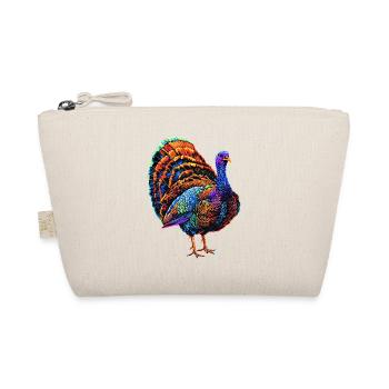 Truthahn Hühner Vogel Truthuhn Pute Fasan Turkey - Bio-Täschchen - Natur - Vorne