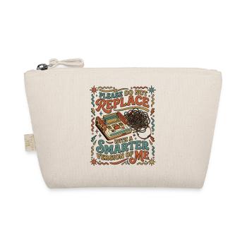 Retro Gaming AI Fear - Organic Pouch - nature - Front