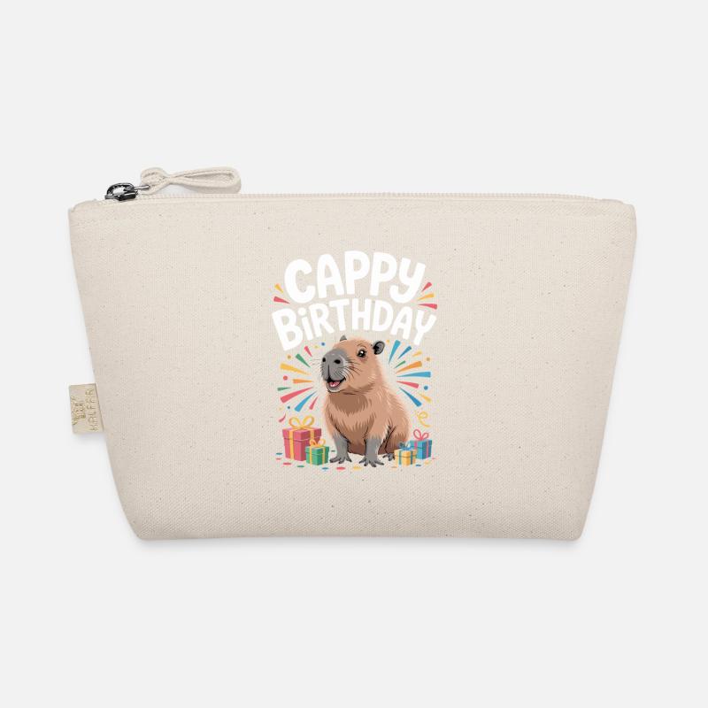 Capybara Birthday Cappy Birthday Funny Capy Organic Pouch
