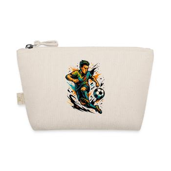 Joueur de football néon, Art d’action, Cadeau - Trousse biologique - nature - Devant